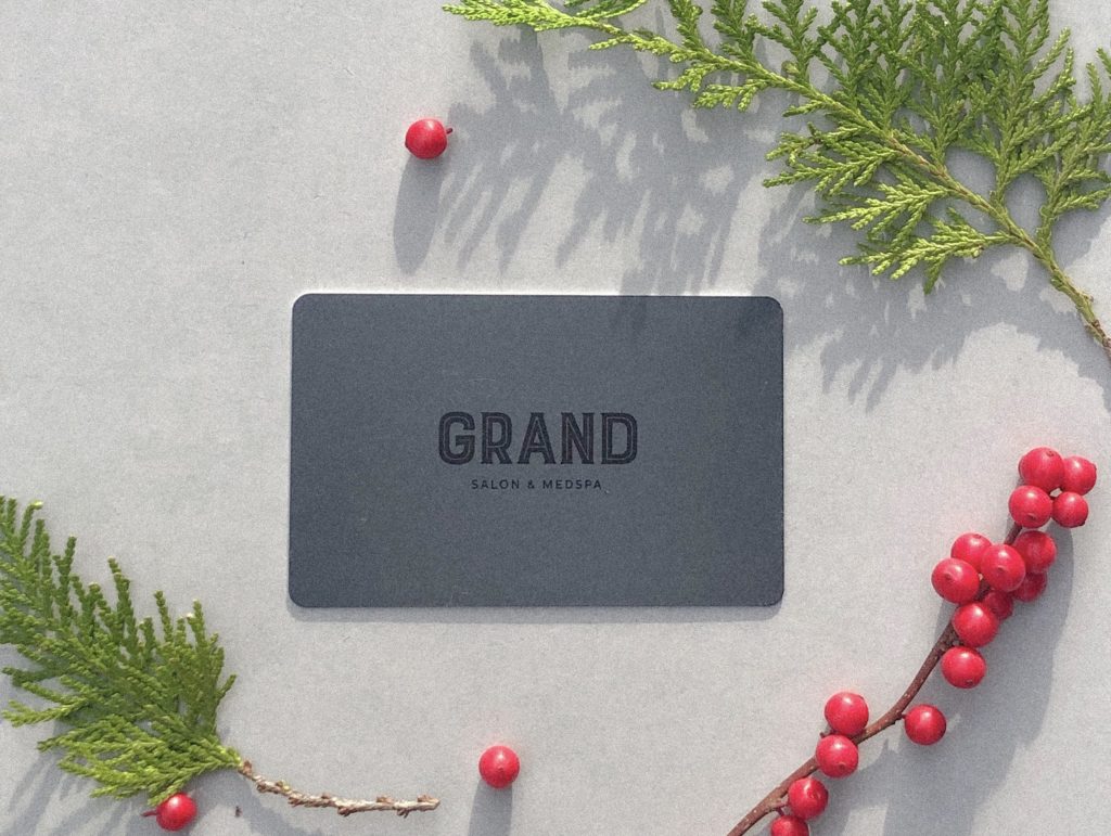 Gift Cards for the Holidays at Grand Salon & MedSpa