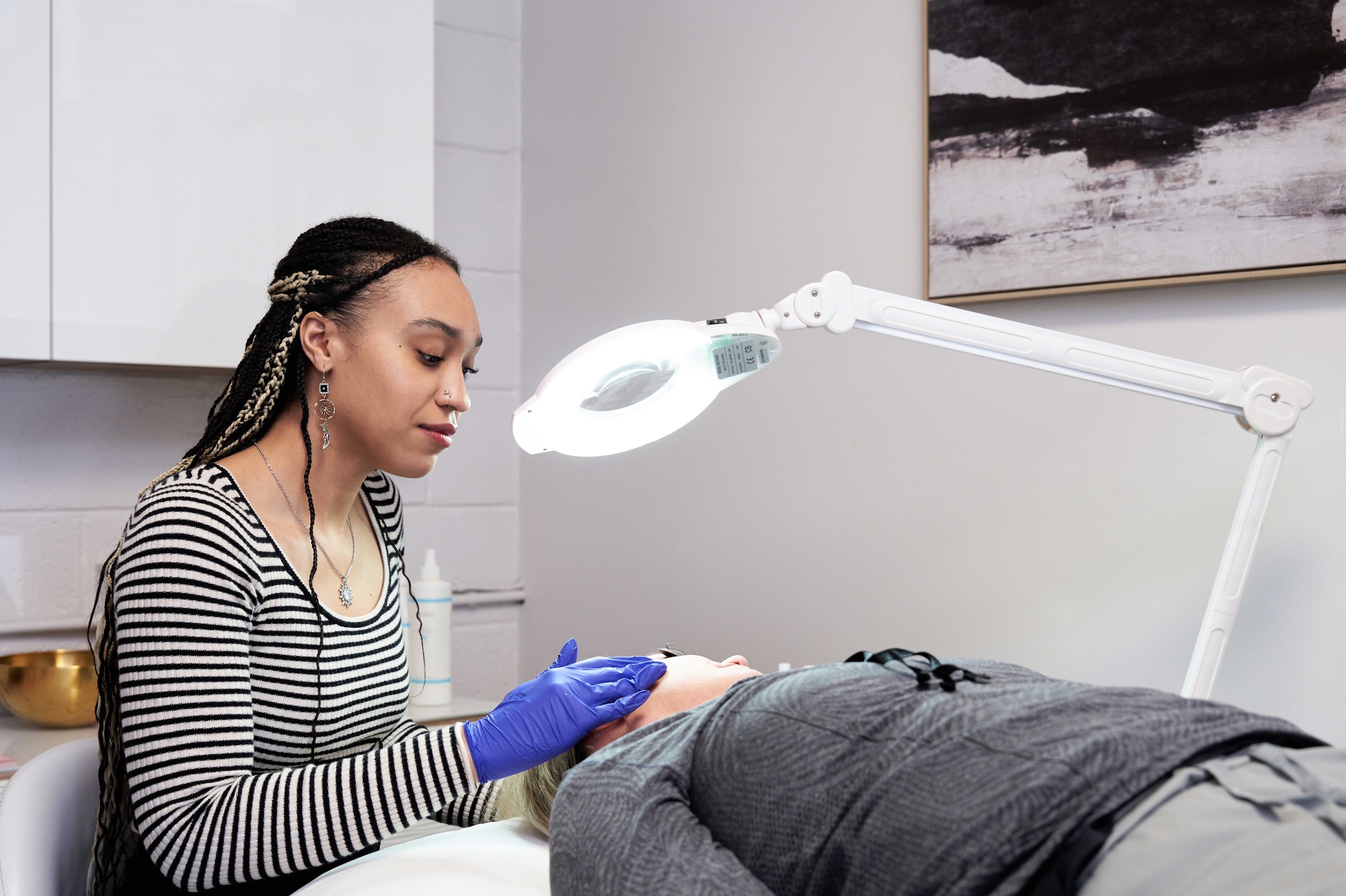 Tara Clark at work Grand Salon & MedSpa